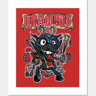 Krampus Posters and Art